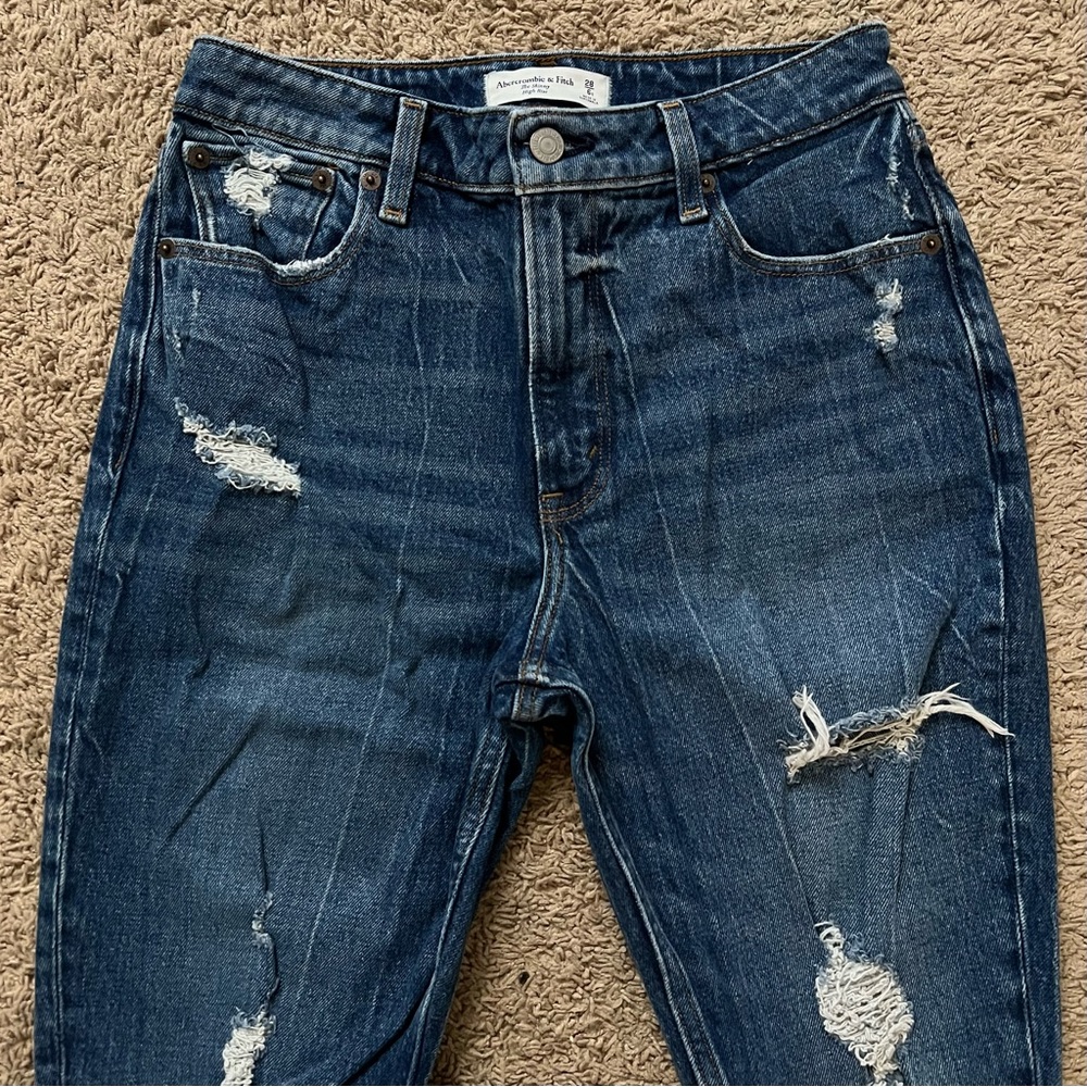 ABERCROMBIE & FITCH The Skinny High Rise Curve Love Jeans